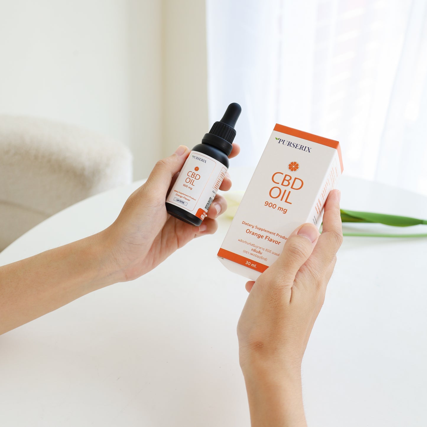 PurSerix™ CBD Oil 900mg – Orange Flavor (30ml)