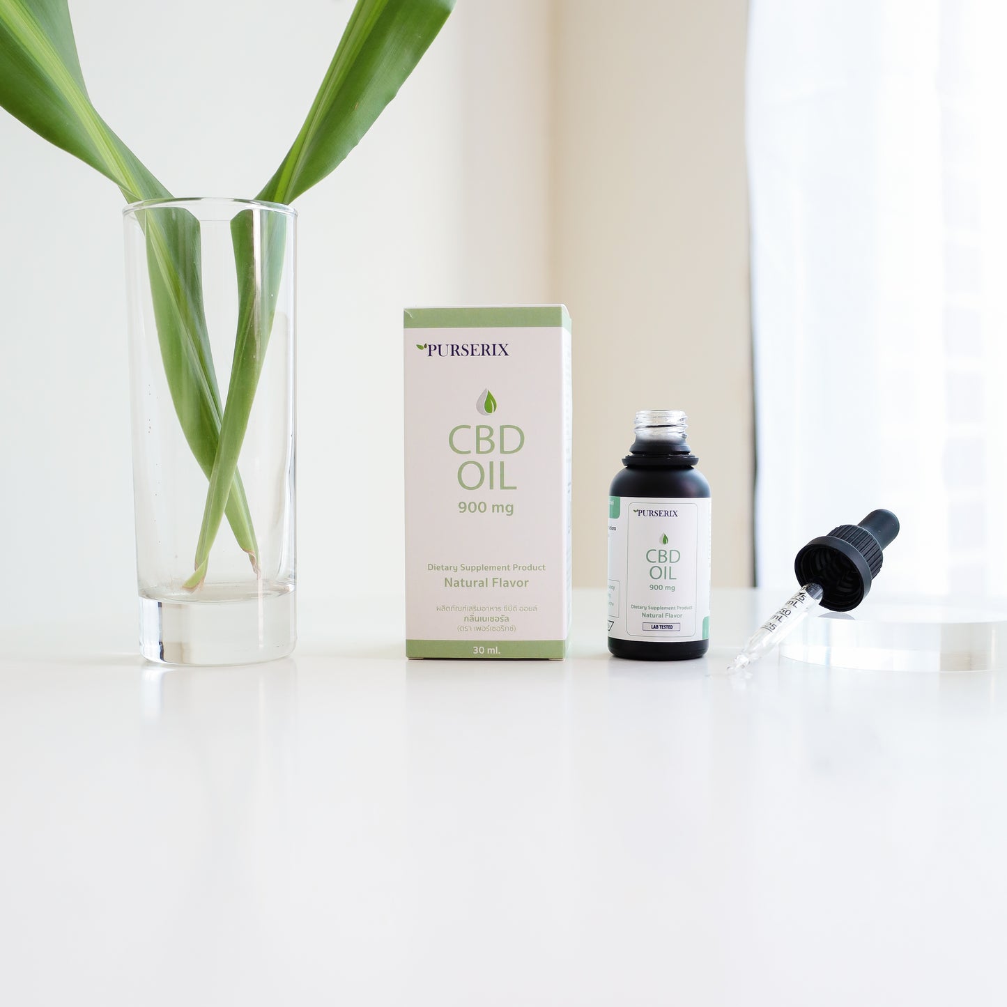 PurSerix™ CBD Oil 900mg – Natural Flavor (30ml)